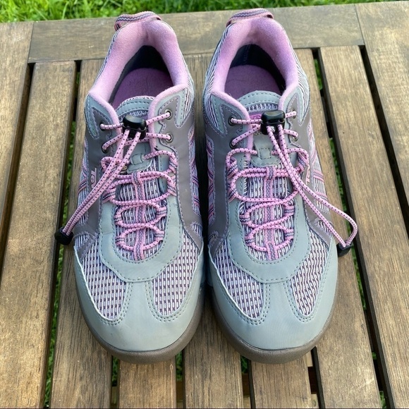 Teva Women's Charged Gray & Pink Waterproof Drawstring Hiking Shoes Size 6 - Picture 3 of 7